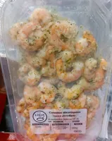 Crevettes decortiquees persillade