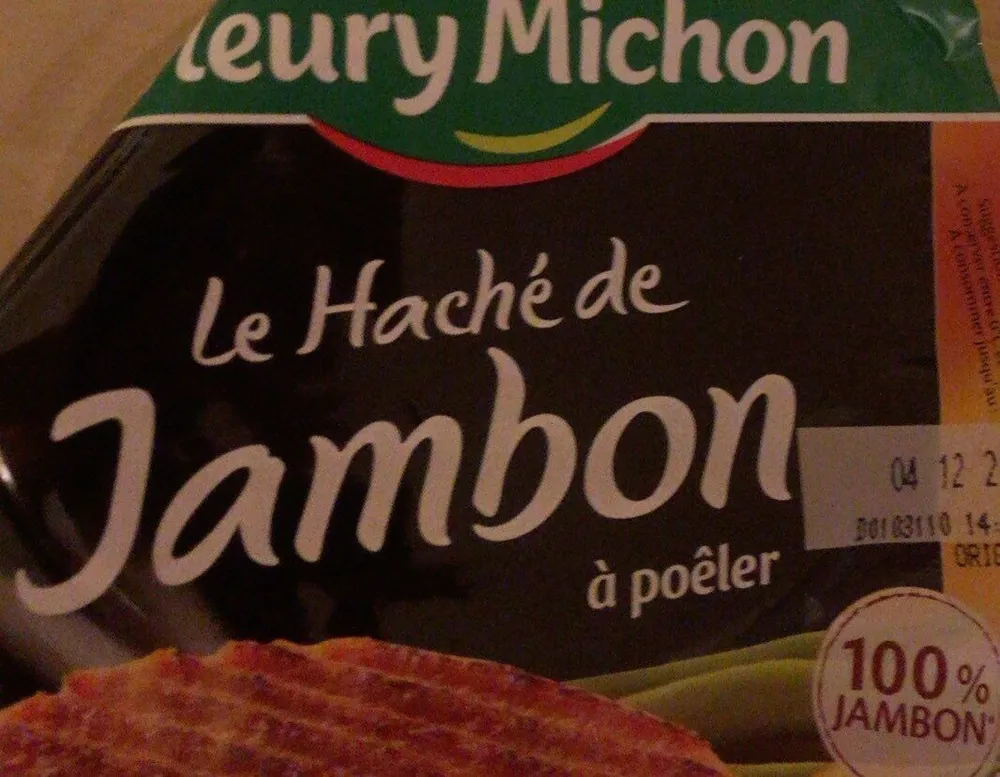 Le hache de jambon a poeler