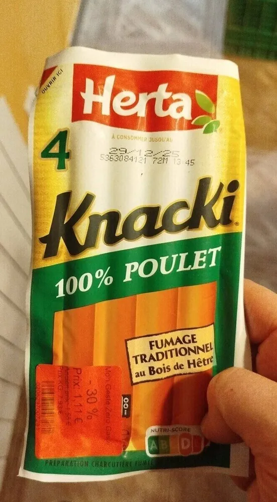 Knacki poulet