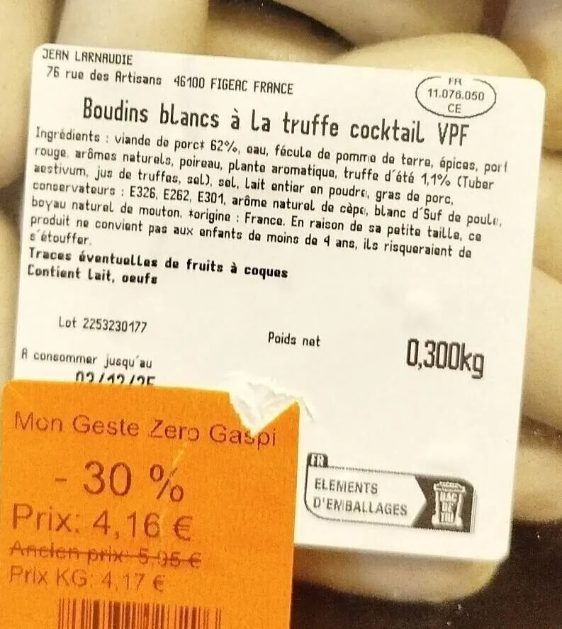 boudin blanc cocktail