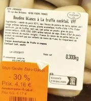 boudin blanc cocktail