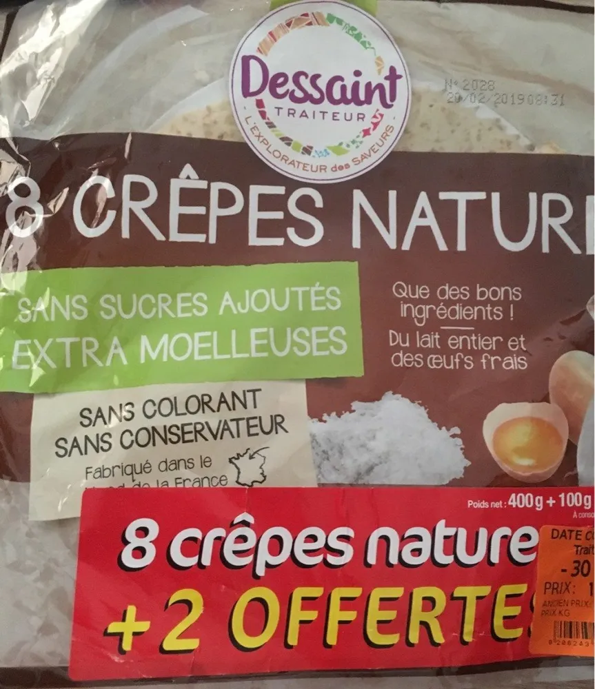 Crêpes nature