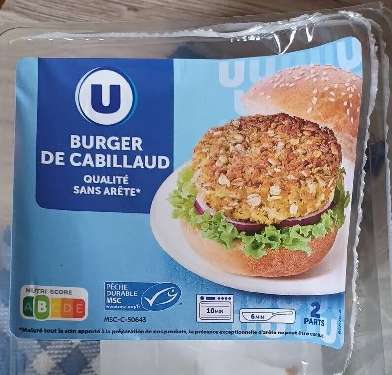 Burger de cabaillaud