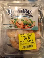 Gambas, Crevettes tropicales