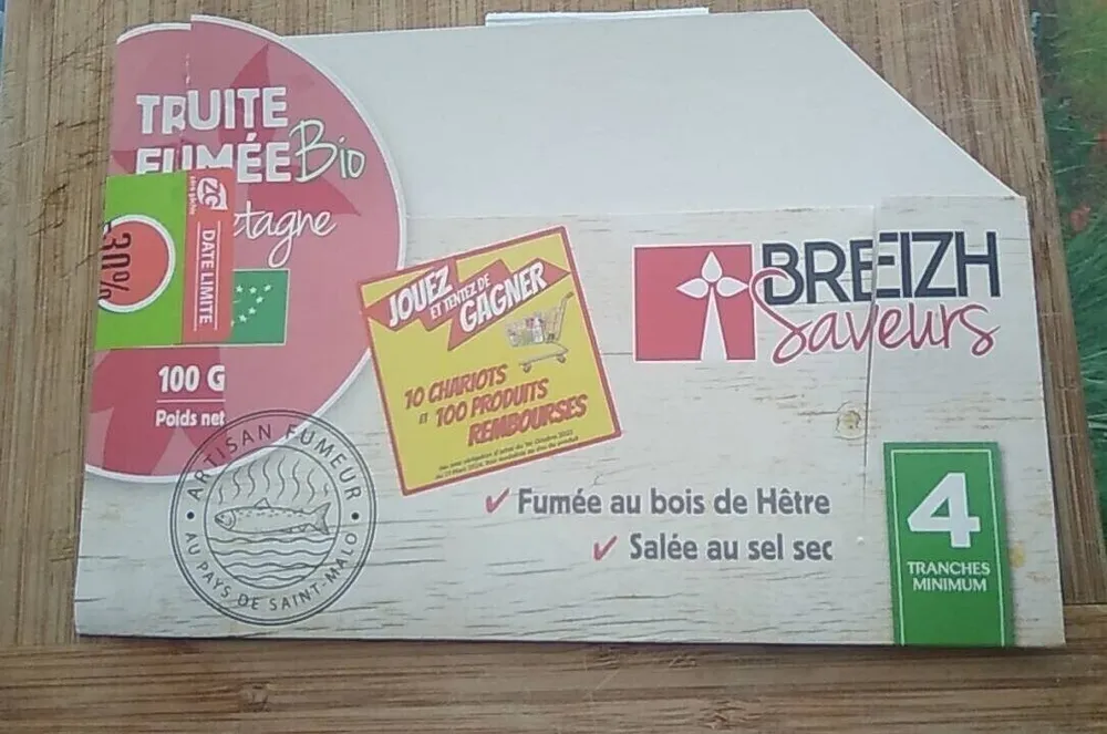 Truite fumée bio