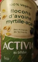 Flocons d' avoine myrtille-açaï