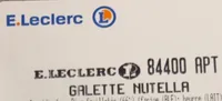 Galette Nutella