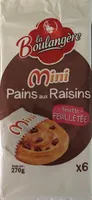 Mini pains aux raisins