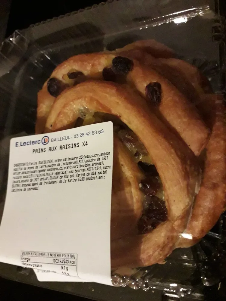 Pains aux raisins