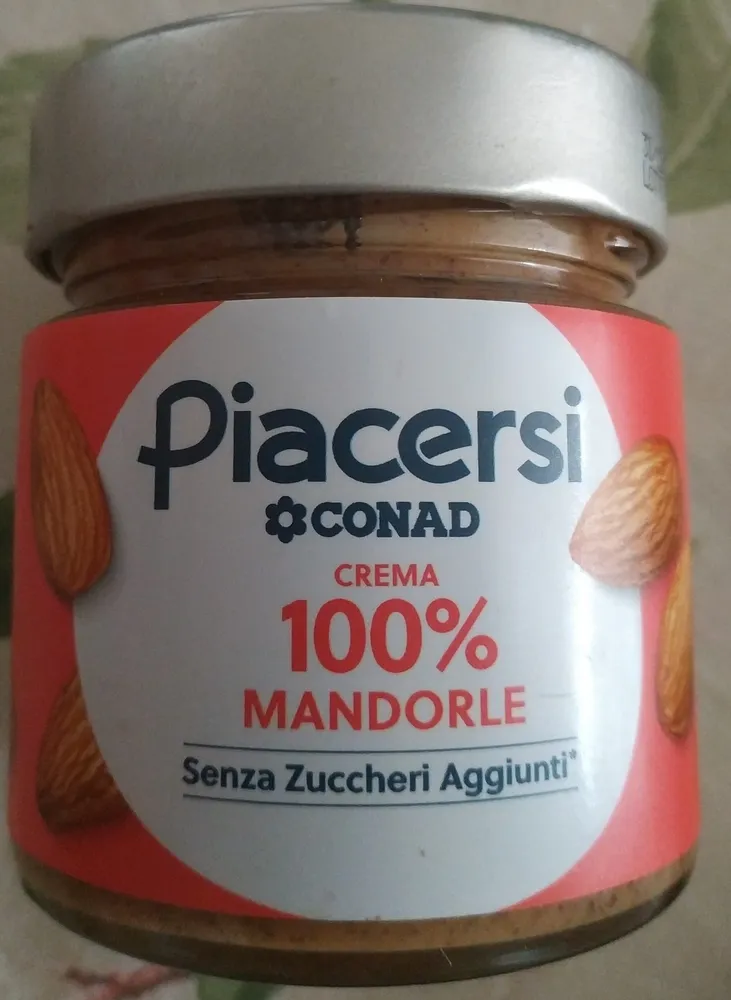 Crema 100% mandorle
