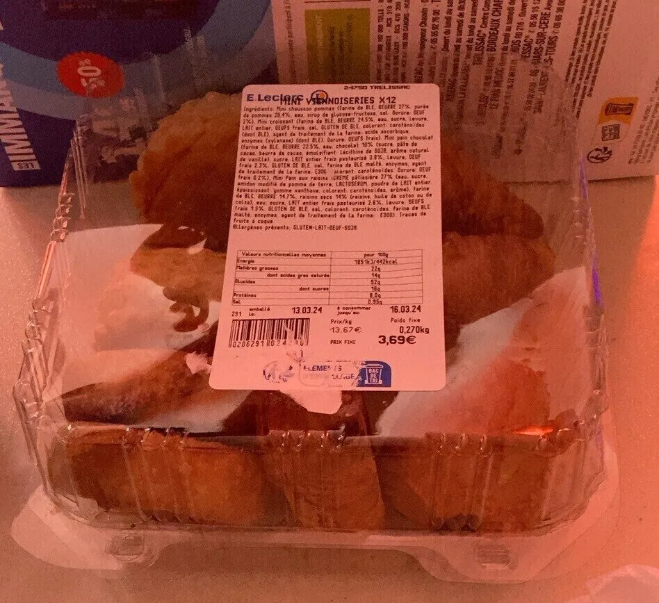 Mini viennoiseries x12