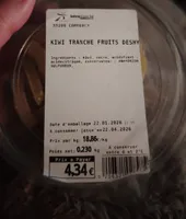 Kiwis déshydratée