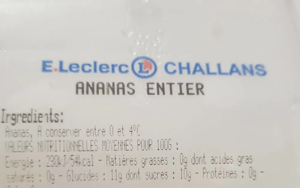 Ananas entier