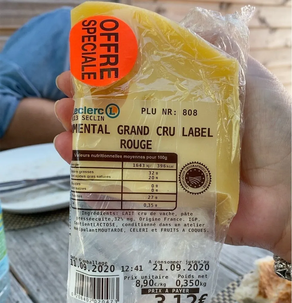 Emmental grand cru label rouge