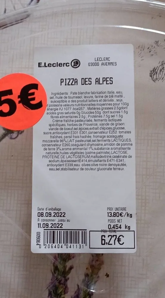 Pizza des Alpes