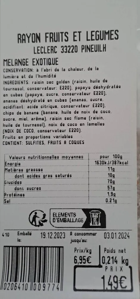 Mélange exotique