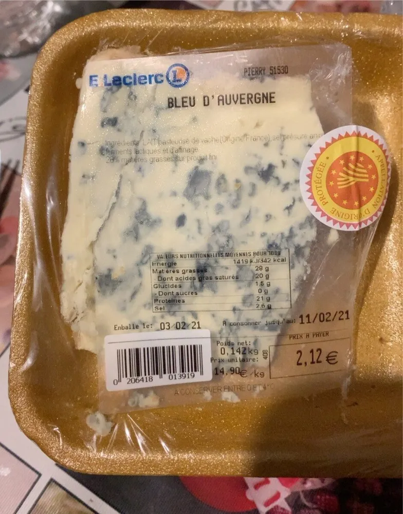 Bleu d’auvergne