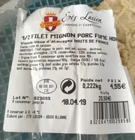 1/2 filet mignon porc fume