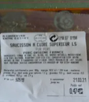 Saucisson à cuire pur porc