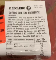 Gateau Breton Framboise
