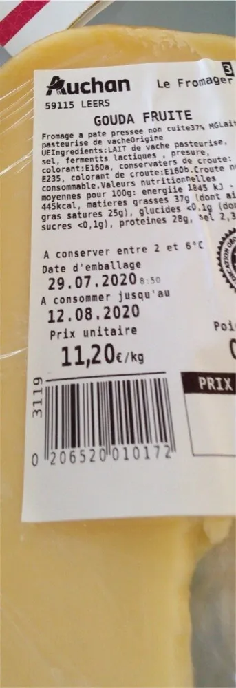 Gouda fruite