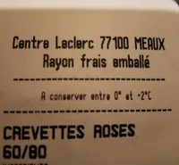 Crevettes Roses 60/80