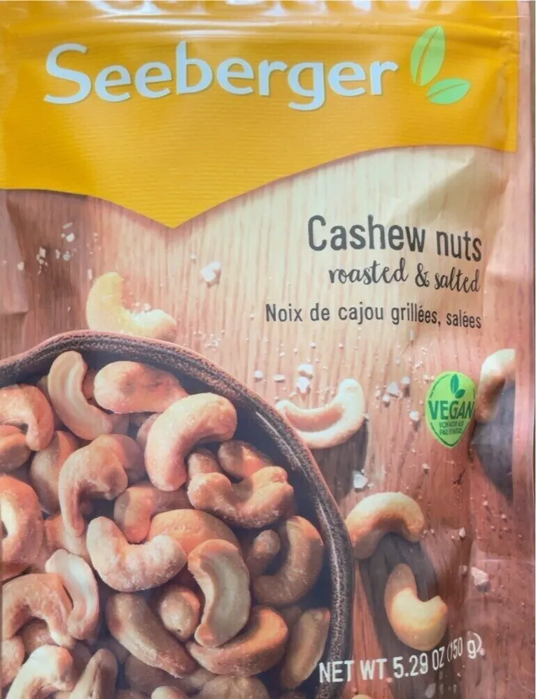 Noix de cajou grillées, salées