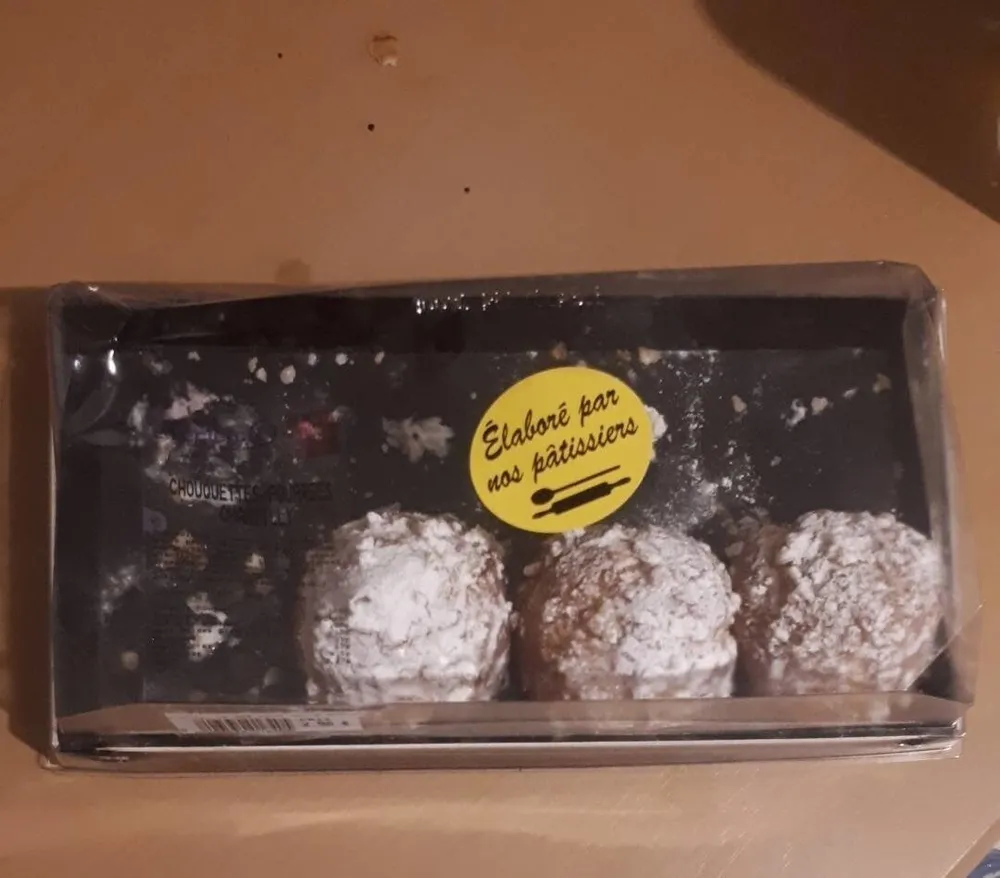 Chouquettes fourrées chantilly