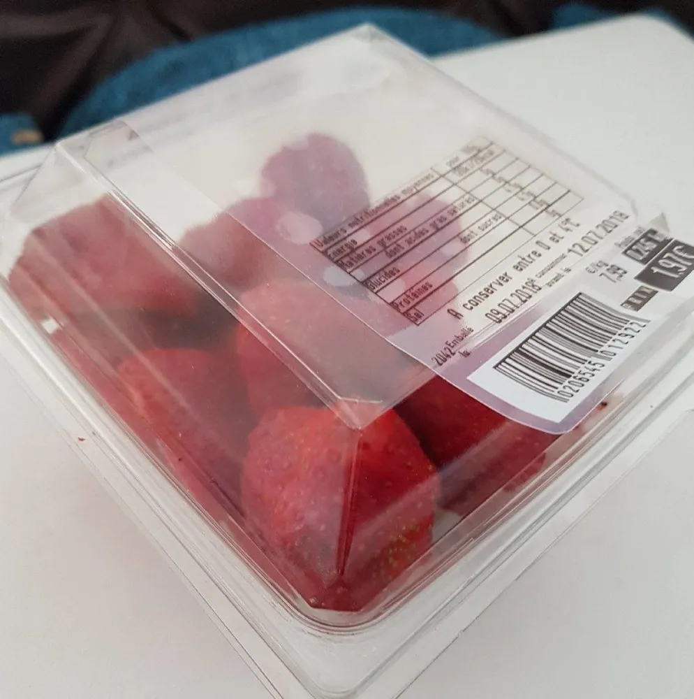 Barquette de fraise fraiche