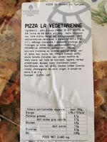 Pizza La Végétarienne