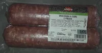 Saucisson a cuire 2 pièces