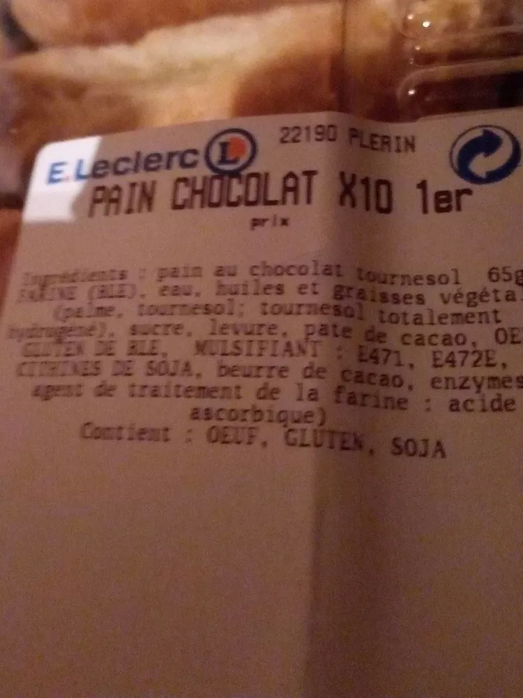 Pain au chocolat