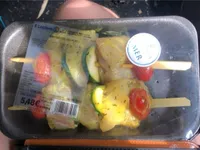 Brochette de lieu noir