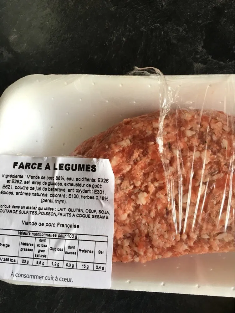 Farce a legume