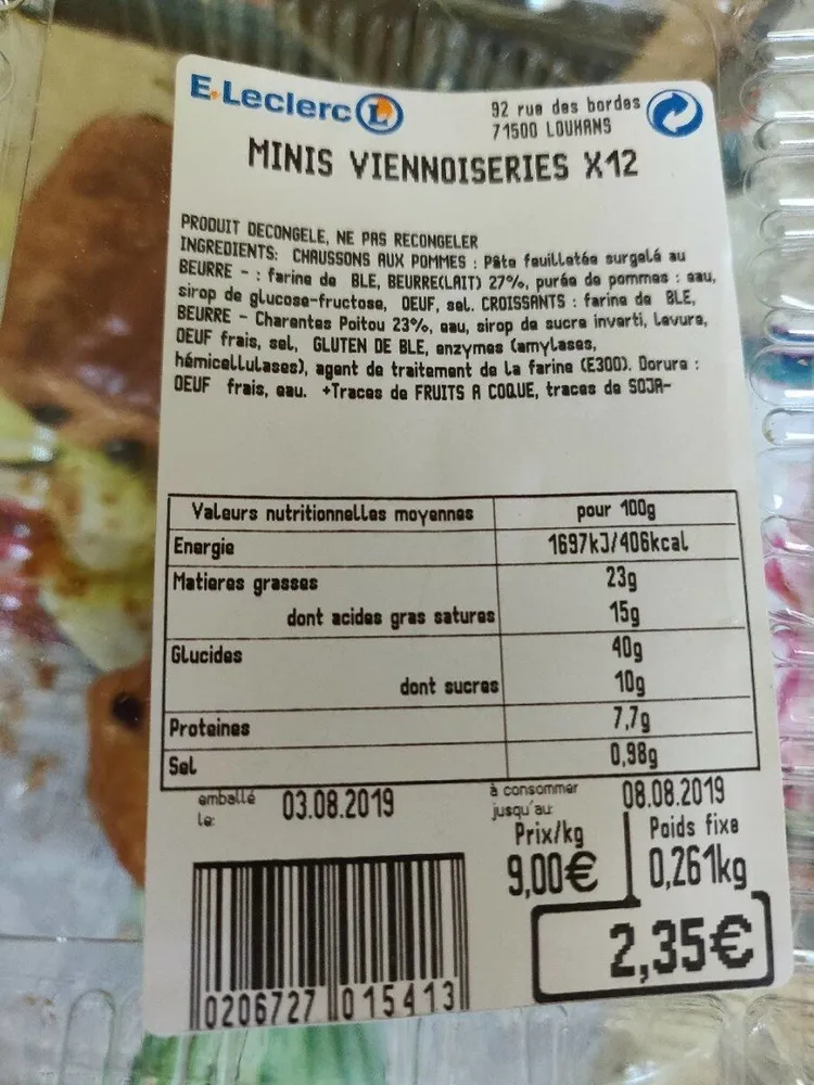 Mini viennoiseries