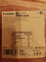 Jambon blanc