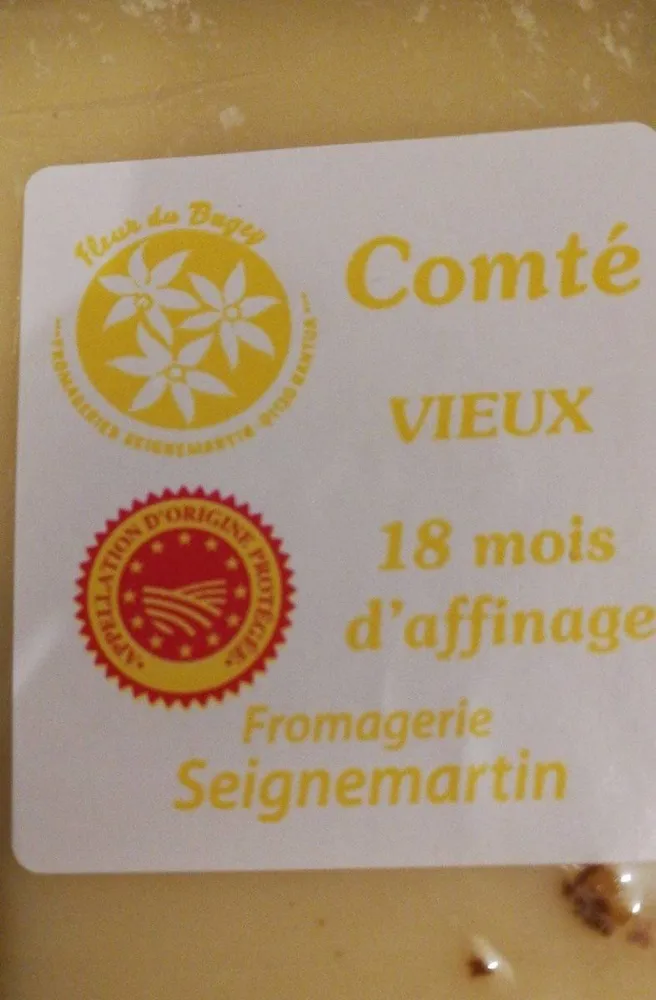 Comte extra fleur bugey jaune aop
