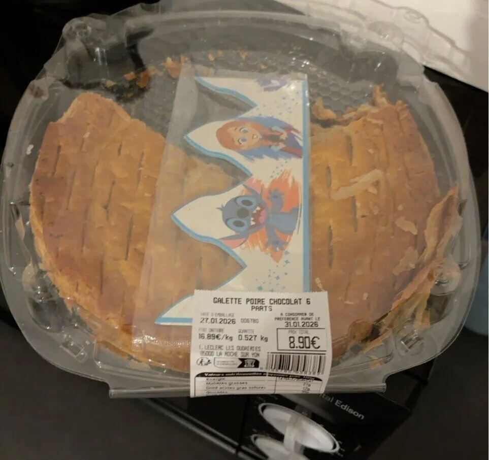 Galette poire chocolat