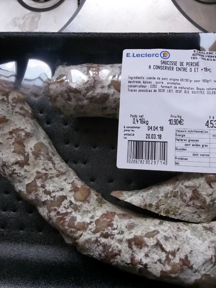 Saucisse de perche