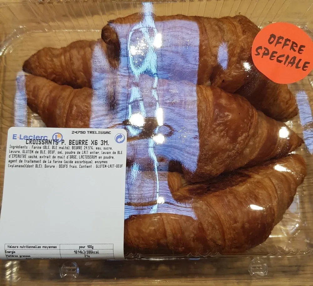Croissants beurre ×6
