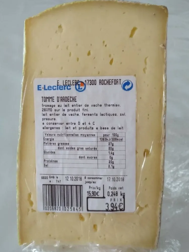 Tomme d'Ardèche