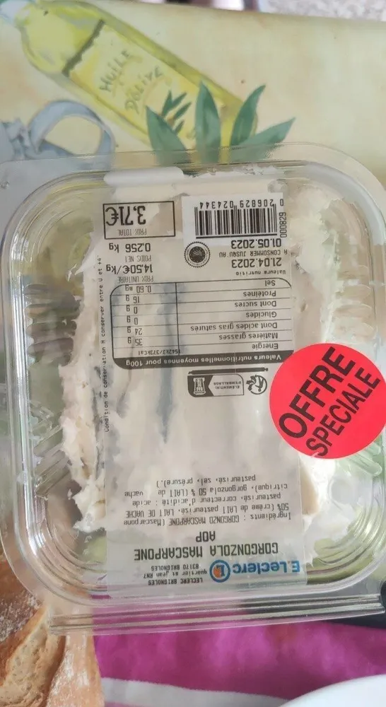 Gorgonzola mascarpone AOP