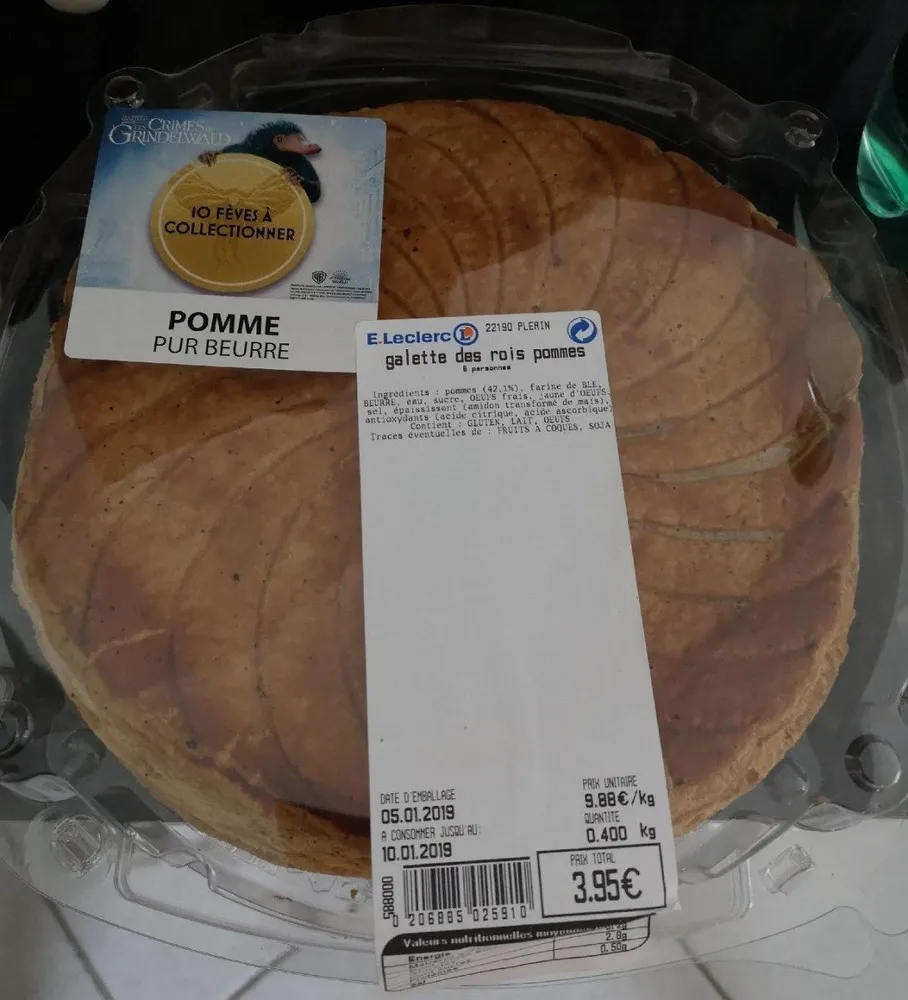 Galette des rois pommes
