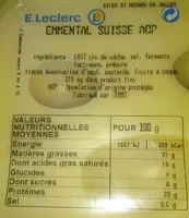 Emmental suisse. AOP