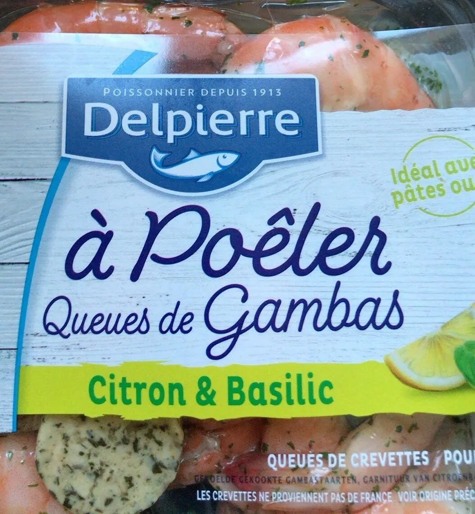 Queues de gambas à poêler