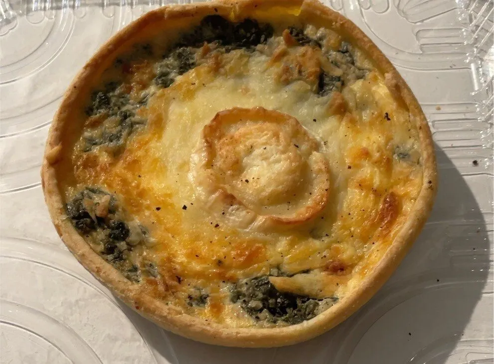 Quichhe epinards chevre