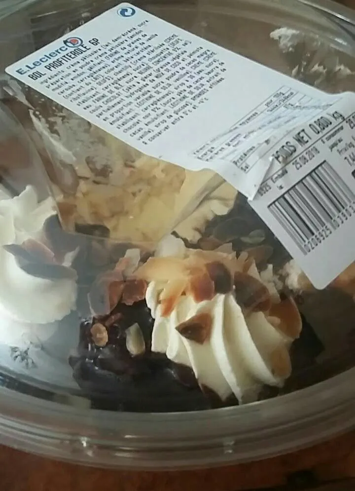 Bol profiteroles
