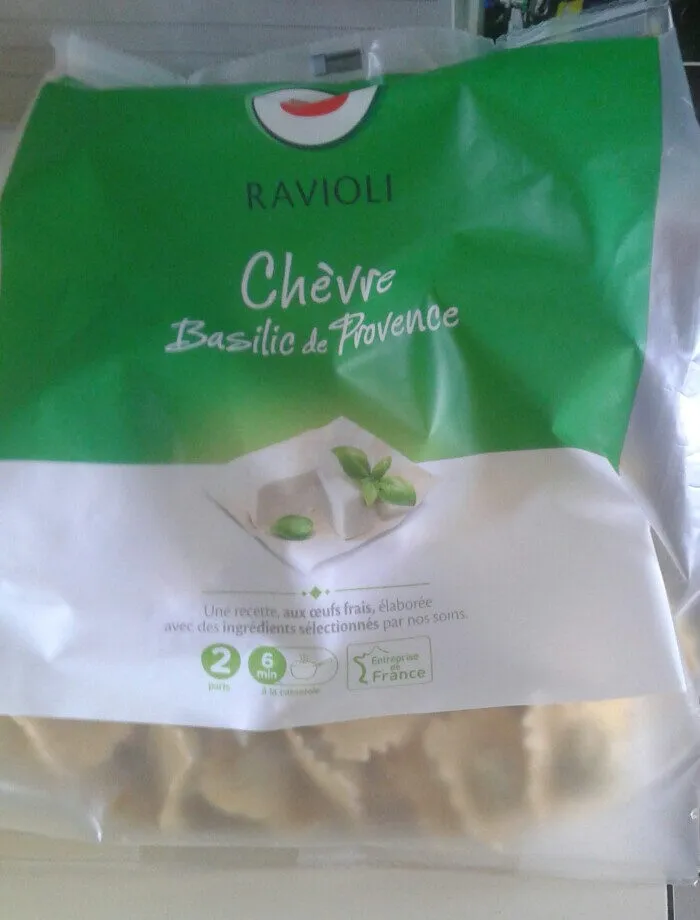 ravioli chèvre basilic de Provence