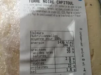 Tomme noire Capitoul