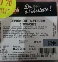 Jambon cuit supérieur